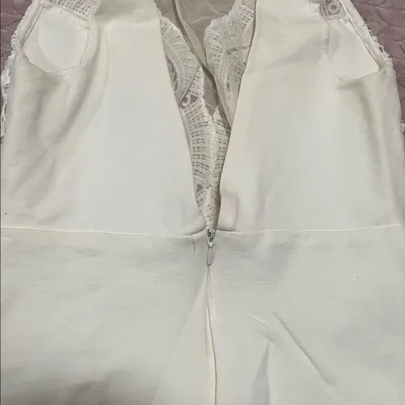 Lulu's White Coquina Mesh Sleeveless Women’s Bodycon Mini Dress - Picture 4 of 7